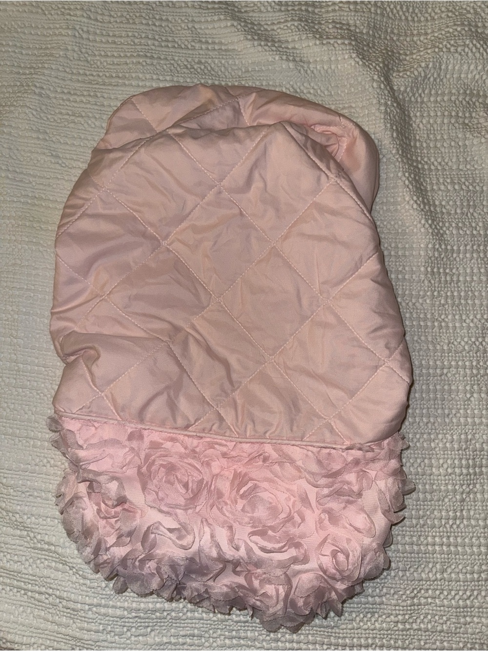 Sweet Jo Jo Pink Quilted Baby Changing Pad Protector